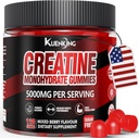 Kreatiini Monohydraatti Gummies miesten & naisten, sokeriton vegaaninen Creatiini Gummies 5g lihasvoimaa, energiatehostaa, pre harjoitus täydentää, Boost Focus & Endurance(120 Count) - Mixed Berry
