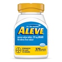 Aleve Pain Reliever & Fever Reducer Naproxen Sodium Caplets, Body Pain Relief, 270 Count