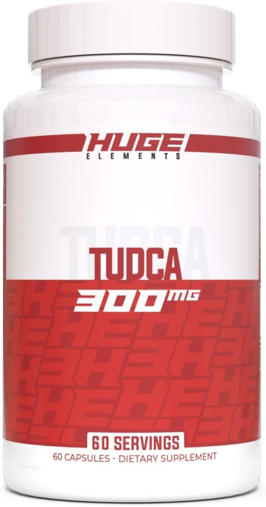 ملحقات كبيرة من TUDCA 300mg, Premium Quality Liver Support &apos; Detoxification, Pure Bile Salts, Third-Party Lab Tests Available (60 Servings)