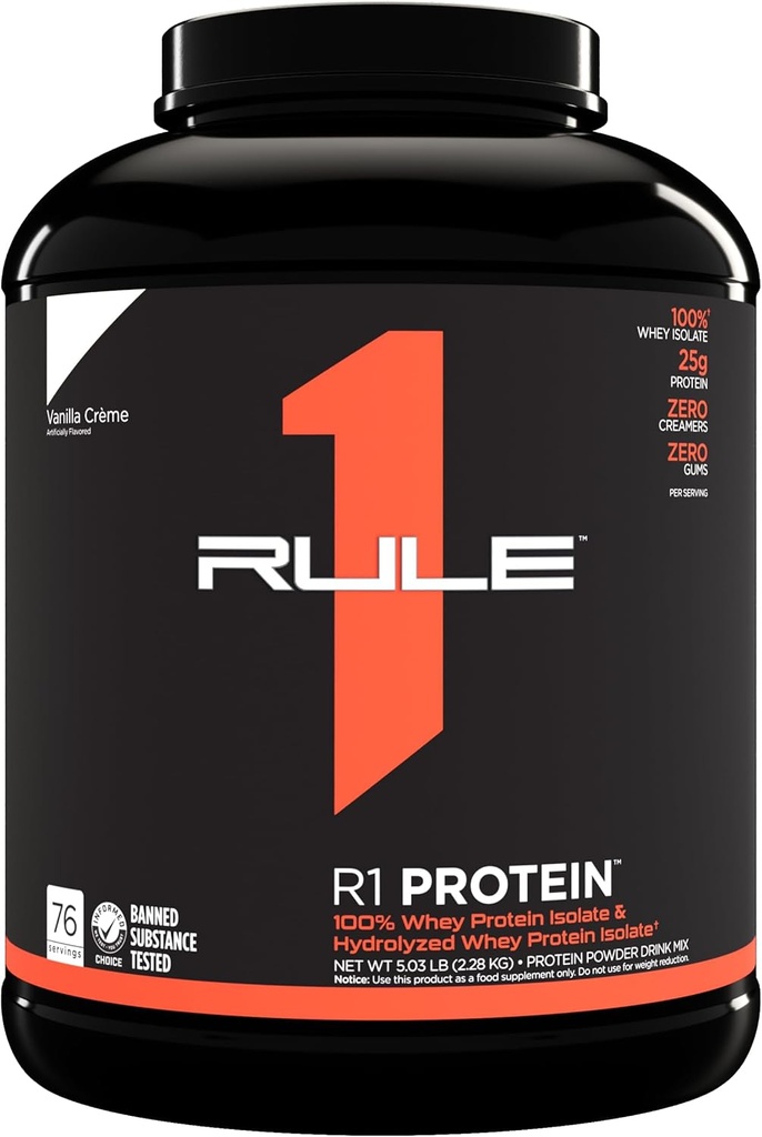R1 Protein,76 Servings, Vanilla Crème
