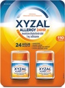 Xyzal Antivirüs Pills, 24 Saat Alerjisi Yardım, Original Prescription Strength,55 Count (Pack of 2)