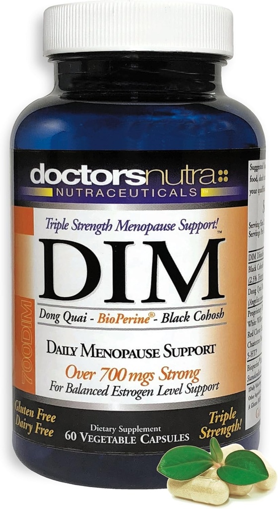 Menopausa de Passo Natural - Fitoestrogénios Isoflavonas Preto Cohosh com Outras Ervas e Botânicas - 60 Cápsula