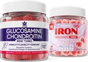 Glucosamină Chondroitin Gumies + Supliment de fier pentru femei