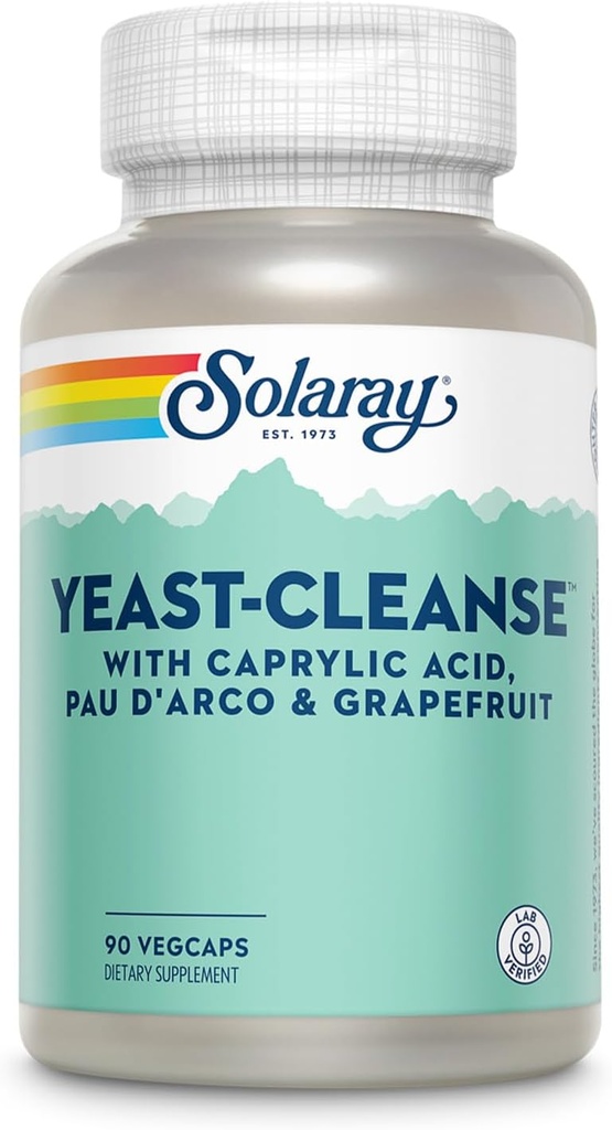 SOLAרי Yeast-Cleanse - 90 קפסולות צמחוניות