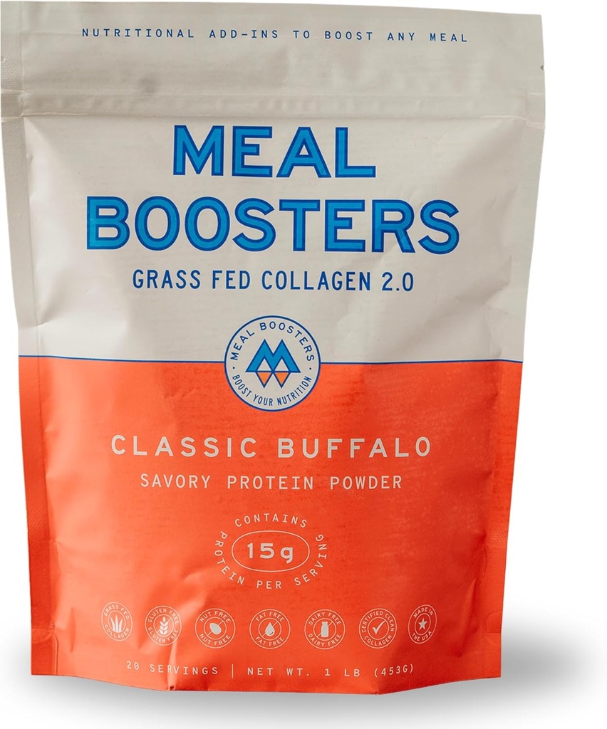 Ateria Boosters Savory Buffalo Protein Powder ... 15g Mausteinen proteiini...