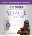 Jay Robb Whey Isolate Protein Pulver, Low Carb, Keto, Vegetarisch, Glutenfrei, Lactosefrei, Kein Zucker hinzugefügt, kein Fett, keine Soja, nichts Künstliche, Non-GMO, Best-Tasting (5 Pfund, Unflavored)