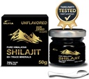 Shilajit เพียวหิมาลัยออแกนิก Shilajit Resin Supplement - ทอง + ระดับที่ 85+ เครื่องราชอิสริยาภรณ์ประกอบด้วย 75% ฟิววิกอิเลคทรอนิกส์, โอเวอร์ทั้งหมดพลังงานและอิมมูนสนับสนุน, เพียว ชิลาจิตสําหรับผู้ชายและผู้หญิง, 50g