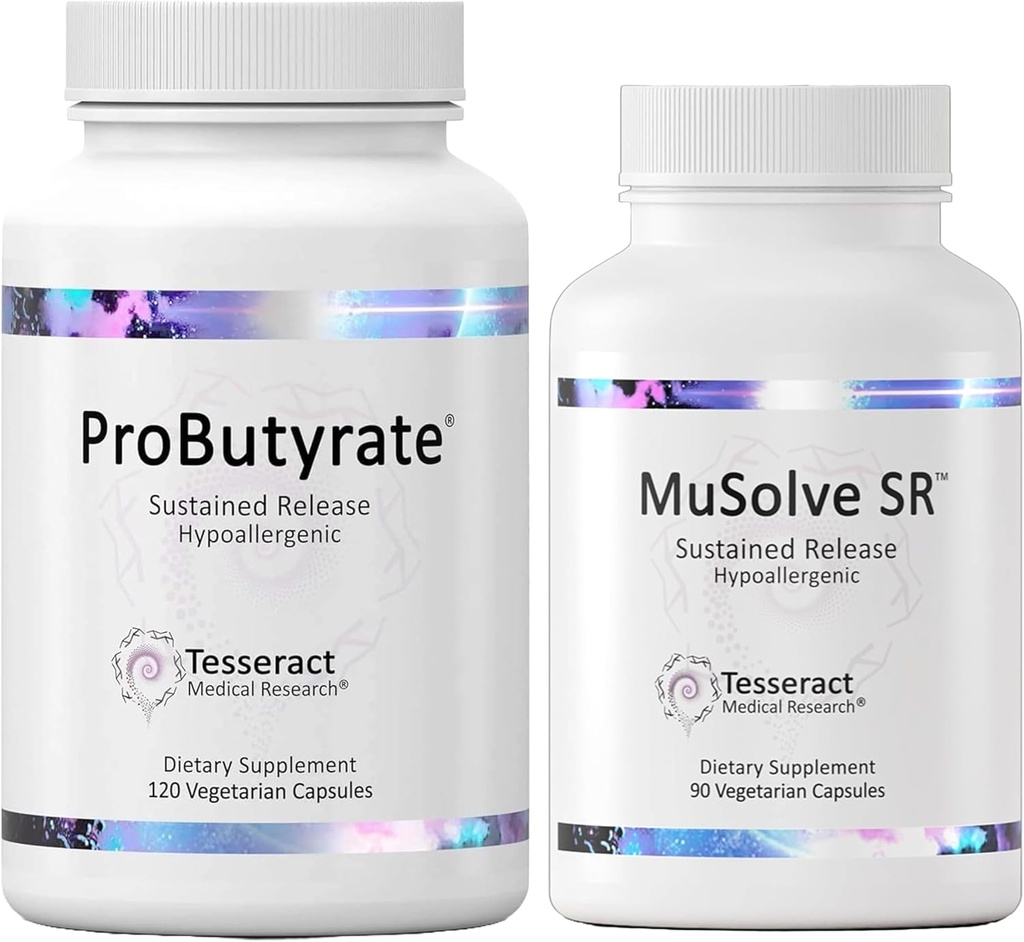 Optimal Gut and Lung Support, Gut Health Supplement, Butyric Acid Complex, Gastrointestinal Suplemen Dukungan, 600mg, 120 Caps dan Repiratory Health Suplemen, 300mg, 90 Caps