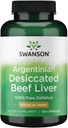 Swanson 100% Saf Desiccated Beef Liver 500 Milligram 120 Capsules