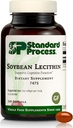Standard Process Soybean Lecithin - 두뇌 건강 지원 보충교재 - Soybean Lecithin - 240 Softgels의 필수 지방산을 가진 영양 전체적인 음식 기초 보충교재