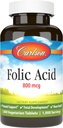 Carlson - Folic Acid, 800 mcg, Provides Important prenatal Support, 1000 tablets