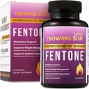 Fenone Thermogenic Fall Energy Booster, Appette removent, Clindly Studied Loss, gravat en Fat, fenyletylaine HCl, L- Carnitine, Kons - 60 Dietes (1)