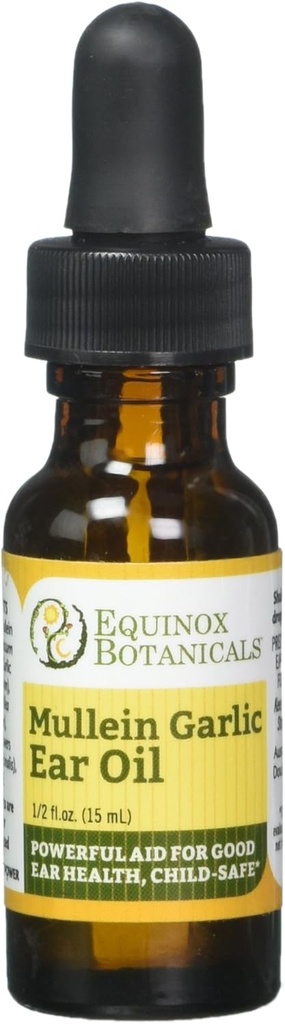 Equinox Botánicas Mullein Garlic Ear Oil .5 oz