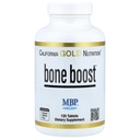California Gold Nutrition Bone Boost Supplement, Support for Bone Health, Nutrient Blend with Calcium and Vitamin D, Vegetarian Friendly, Gluten Free, Non-GMO, 120 Tablets