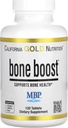 Kalifornia Gold Nutrition Bone Boost Supplement, Support for Bone Health, Nutrient Blend kanssa kalsium ja D-vitamiini, Kasvissyöjä Ystävällinen, Gluteeniton, 120 tablettia