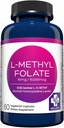 MD Life L-Methylfolate 10 mg Supplement - Professional-Grade Active L Methylfolate Supplement - 60 kapslar - L-Methylfolate 10mg - Maximal Potens MTHFR W / Essential Amino Acids