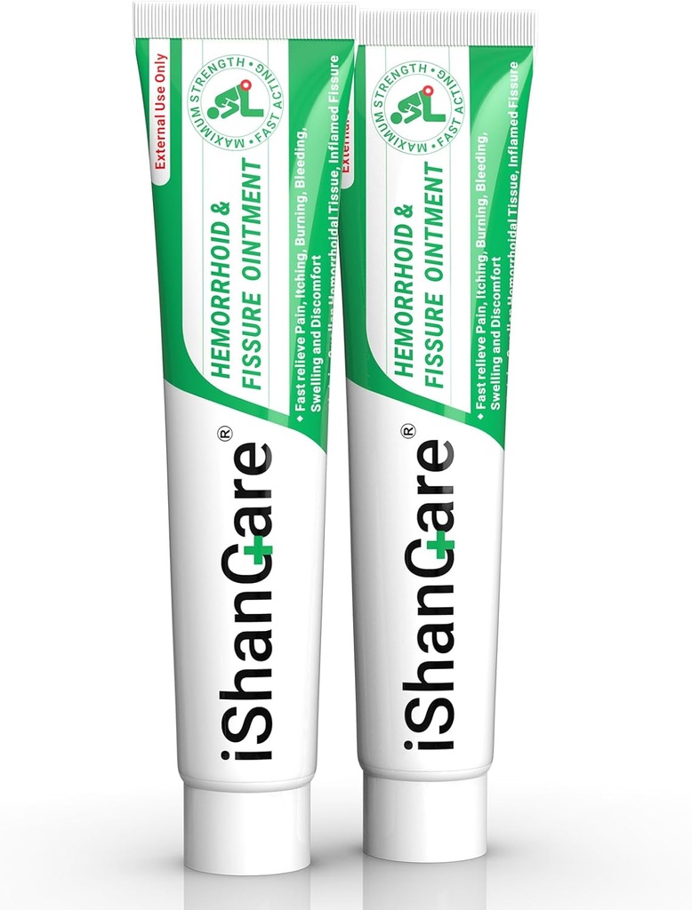 ishancare Herrrhoid Cream, Herrod i Fisperment Tractament de l'Ointment Extra, l'aceral, la qual fa maldesa, sense marges, Swelling, Discomfort, els seus ingredients ràpids, Conté Viminades