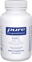 Encapsulacións puras NAC 600 mg - N-Acetyl Cysteine NAC Suplemento para a saúde do pulmón e soporte inmune, Soporte para fígado e antioxidantes * - con N-Acetil-L-Cysteine - 180 cápsulas