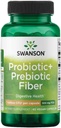 Swanson Prebiotic + Probiotic Fiber - Natural Supplement Promoting Digestive System & Immune Health Support - Aids Regularity & GI Tract Health - (60 Capsules, 500 Million CFU Each)