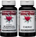 Kroeger 草制品 Wormwood 和 Chem X 包