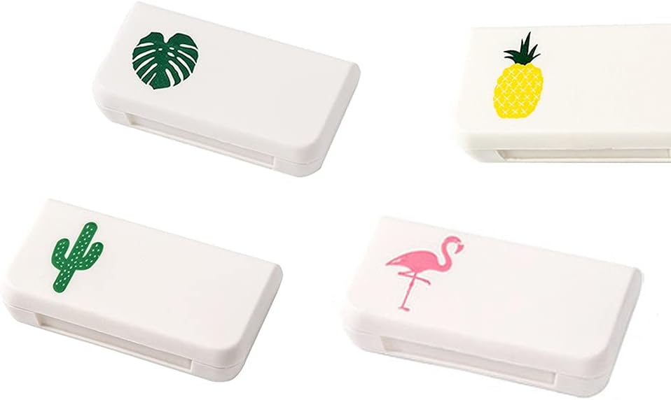 SagaSave Travel Pill Case 3 Kompartments Portable Pill Case Tolmukindel ja niiskus-Proof Daily Pill Case Väike Pill Box vitamiine, kalaõli, toidulisandeid (4 Stiilid)