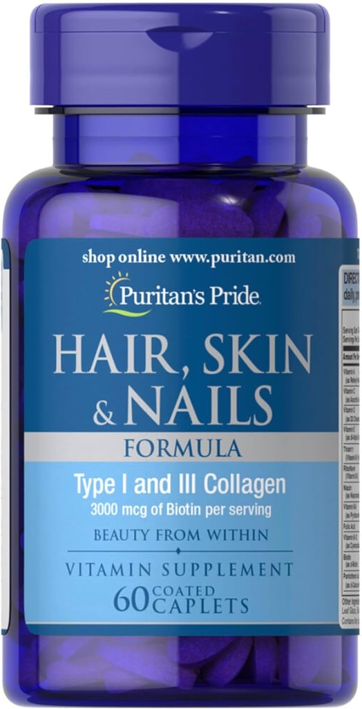 Puritan 's Pride Hair, Skin & Nails Forma 60 Caplets
