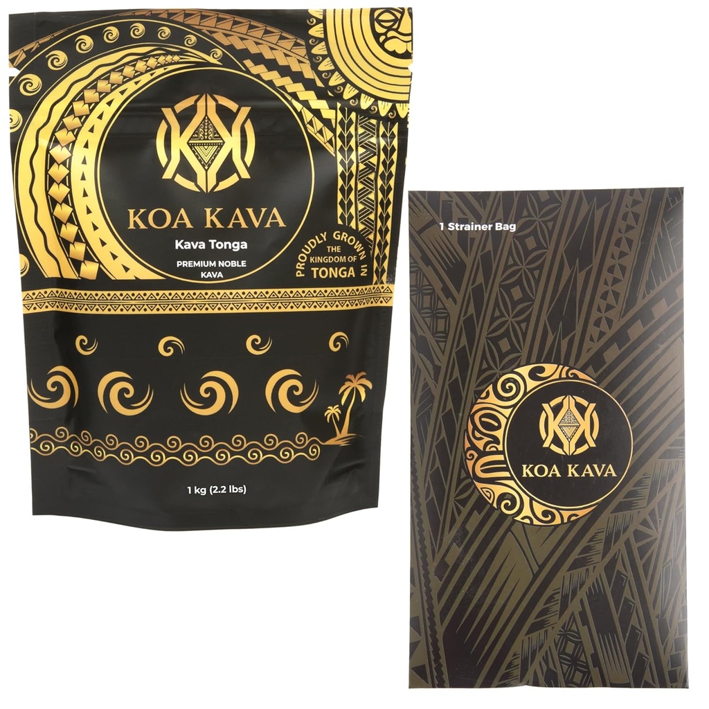 1 Kg Kava Tonga ditambah Bundle Strainer