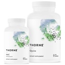 THORNE - Detox Duo - Liver, Kidney, & Immune Support Bundle - NAC & Glycine - 30 to 125 Servings