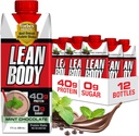 Labrada Lean Body Pronto para Beber Chocolate Protein Shake, 40g Protein, Whey Blend, 0 Açúcar, Sem Glúten, 22 Vitaminas e Minerais, (Carton & Lid reciclável - Pack of 12) LABRADA