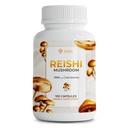 SIRUNES Reishi Mushroom Capsules 500 mg – 100 Count Reishi Mushroom Supplement for Immune & Stress Support – Adaptogenic Mushroom Superfood – Non-GMO Natural Reishi Extract Capsules for Men & Women