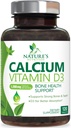 Calcium Supplement with Vitamin D3-1200 mg Calcium per Serving with D3 for Best Absorption - Supports Immune Health, Bones & Teeth - Nature's Calcium is Bottled in USA for Women & Men - 120 Tablets