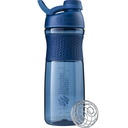 BlenderBottle SportMixer Shaker Bottle Perfect for Protein Shakes and Pre Workout, 28-Ounce, Navy