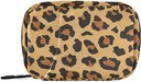 Leopardas Spausdinti pistoletas Dėžutė 7 Dienos pistoletas Kelionės pistoletas Organizatorius maišelis su Zipper Portable Savaitės Vitaminas medicinos papildas laikiklis Pouch maišelis