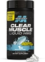Muscletech HMB Kosttilskud 1000mg, Clear Muscle (42 Liquid Softgel) - Højeste Grade HMB for Lean Muscle & Recovery- HMB Free Acid Muscle Supplement- Hjælp Reducere muskelfordeling - Packaging May Vary