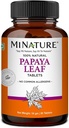 Papaya Leaf Tablets by mi Nature | 90 Tablets , 1000 mg 45 45 Days Supply| Vegan Papa Papaya Leaf|
