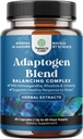 초본 Adaptogen 계류 지원 보충교재 - Ashwagandha Rhodiola Rosea & Maca 뿌리를 가진 긴장 & Cortisol 관리를 위한 Adaptogens 보충교재 - Vegan 비 GMO & 주간 친절한 - 60ct
