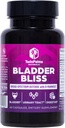 Bledder Bliss: Advanced Cranberry Supplement & D- Mannose Formuła dla zdrowia trakcji moczowej dla kobiet, Non-GMO, Gluten- Free, Vegan kapsułki, Fast- Acting Relief & UTI Zapobieganie, Bledder Support, 60 Ct