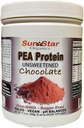 Pea Proteïnepoeder - ongezoet - Chocolade met cacaopoeder & Vanille Bean - Sojavrij, non-GMO 17,6 oz