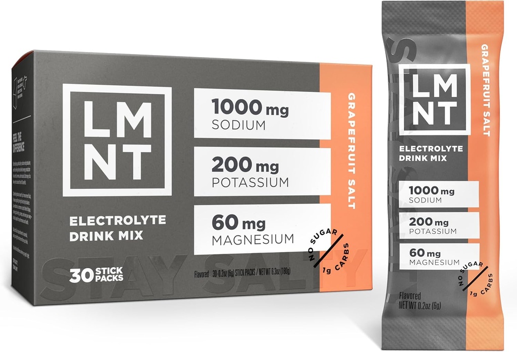 LMNT Zero Sugar Electrolytes - Grafut Salt    готварски сок