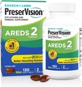 PreserVision AREDS 2 Eye Vitamiinit, #1 Eye Doctor Suositeltava merkki, luteiini ja Zeaksantiini täydentää C-vitamiini, E-vitamiini, Zinc, ja kupari, 130 Softgels (Minigels)