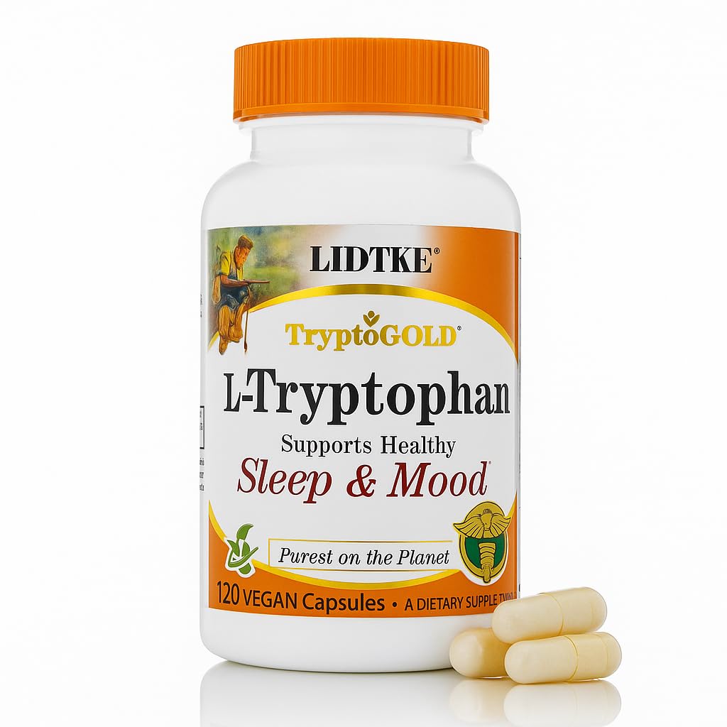 Lidtke Technologies L-Tryptophan Capsules, 120 Count