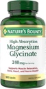 Natur Bounty Magnesium Glycinate Stor flaska / 180 kapslar 240 mg