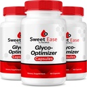 NutraRize (paket s 3 sladkimi kapsulami Ease Glyco Optimizer, Glyco Support, naravne krvne tablete, Reliever Glycogen Tlak Pregled (180 kapsul)