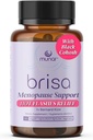 Munar Brisa Menopause Support - Hormonal Balance för kvinnor med mjölk Thistle, Vitex, Black Cohosh och Rhubarb. Minskar heta blixtar, ökar energi, lever detox - 30-dagars leverans (60 kapslar)