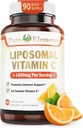 Suplemento dietético de vitamina C liposómico, cápsulas non GMO, Soy libre, glute libre