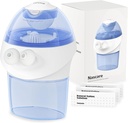 oplove Nasal Irrigation System, Sinus Rinse Kit dengan 1 Nose Cleaner & 15 Salt Packets, Self & Explotion Collection, Rechargable Sinus Rinse Bottle untuk Relieving Nasal Discomfort