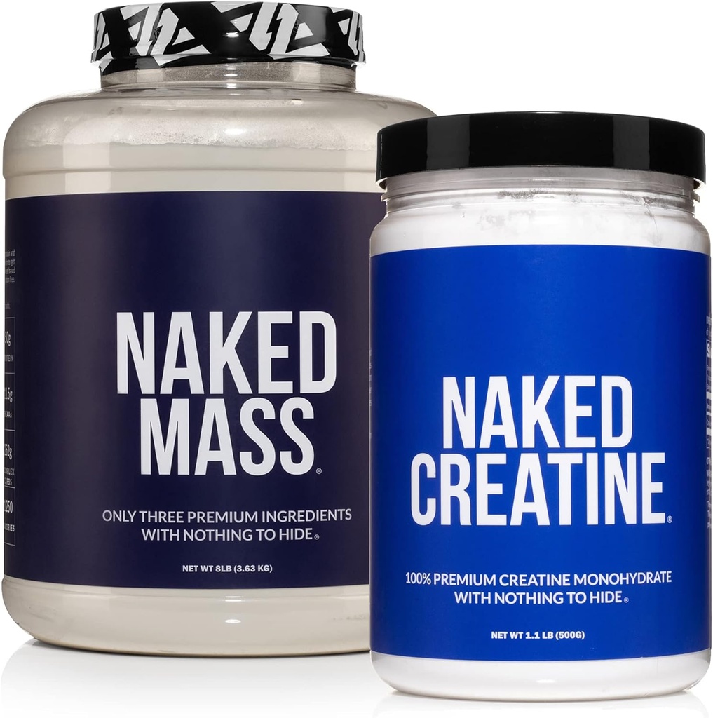 Naked Muscle Growth Bundle: Unflavored Mass Create