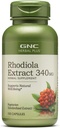 GNC Herbal Plus Rhodiola kivonat 340mg, 100 kapszula, támogatja a természetes Well- Being