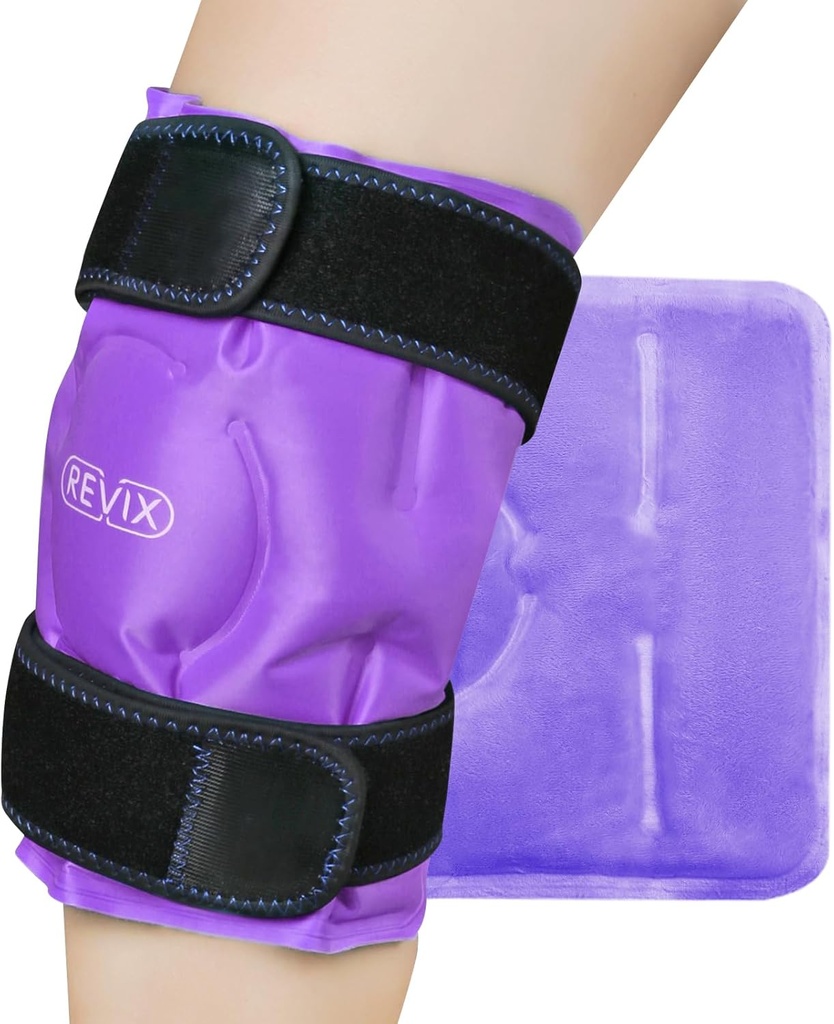 HoIX knee Pack for Injuries Rejusable, Gel Ice wrap with Cold Srapy for Swelling, Bruises, Injuries, Arthritis, Hand-hand-handy