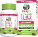 MaryRuth Organics Sugar Free | 2 Month Supply | Vitamin D & B12 Vitamin Supplements für Erwachsene & Kinder | Knochengesundheit | Immununterstützung | Vegan | Non-GMO | 60 Servietten